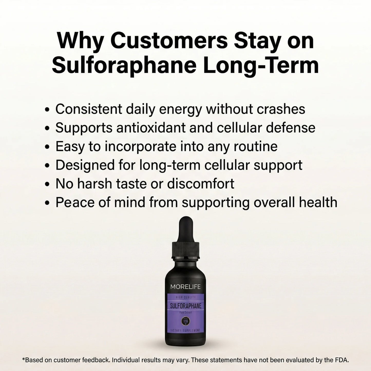 MoreLife - Sulforaphane Liquid Drops